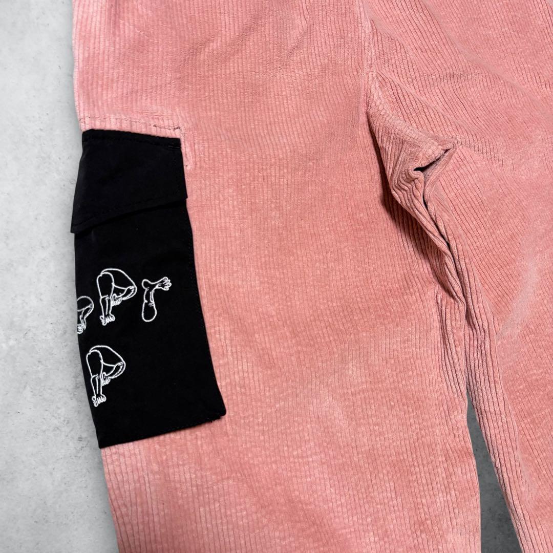 タイトブースプロダクション　コーデュロイカーゴパンツ