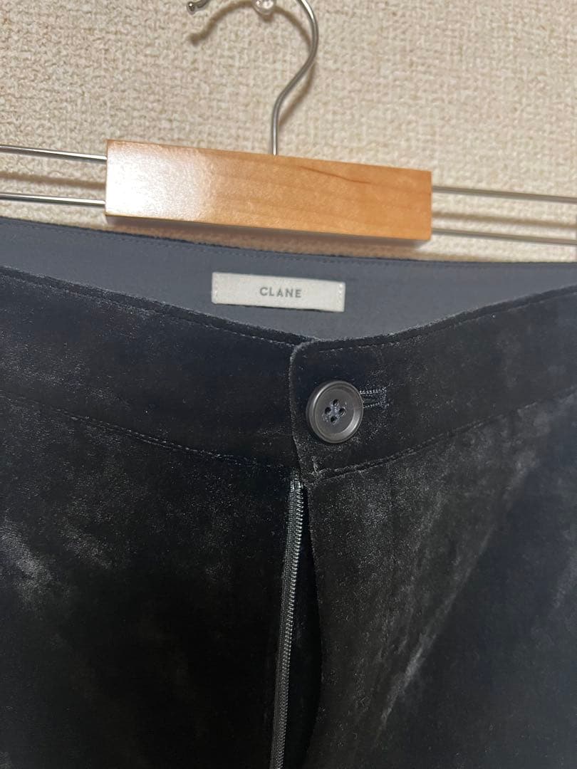 CLANE VELOUR CAPRI PANTS サイズ1