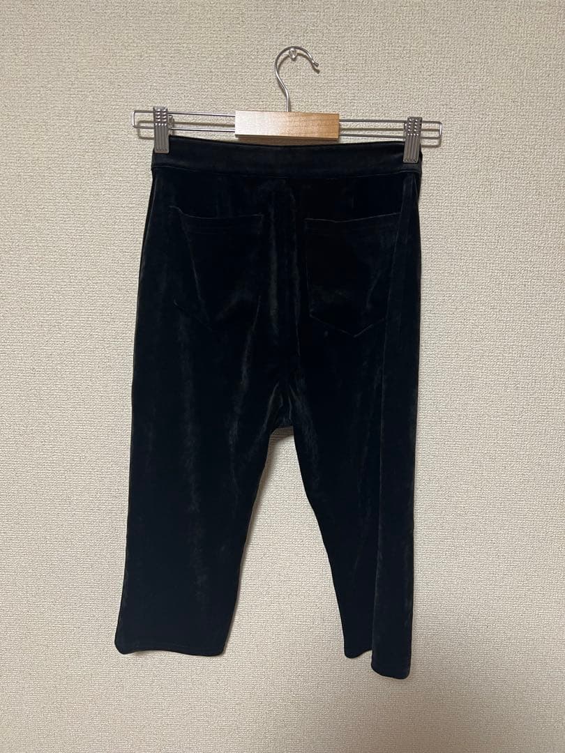 CLANE VELOUR CAPRI PANTS サイズ1