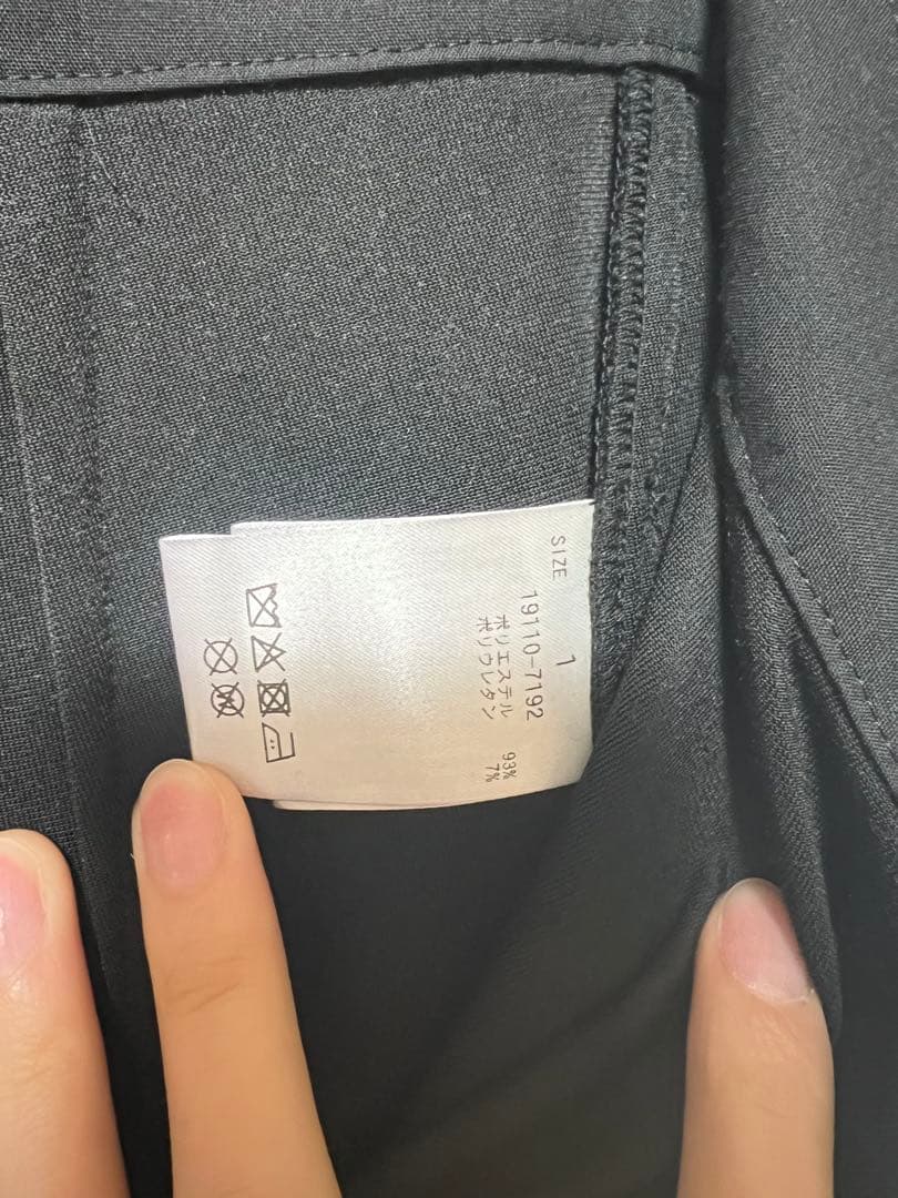 CLANE VELOUR CAPRI PANTS サイズ1