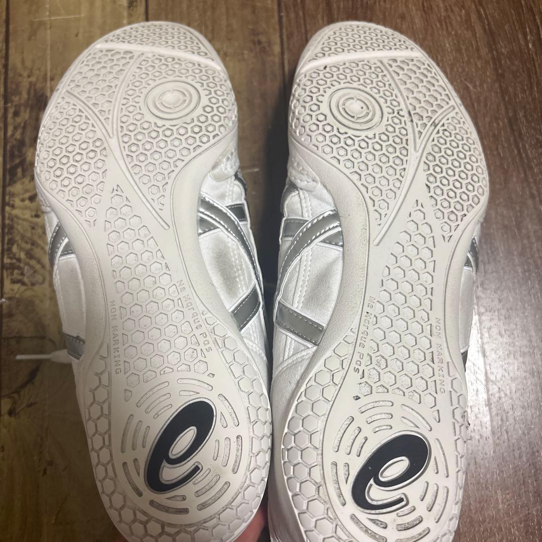 asics ボクシング/レスリングシューズ 白/銀