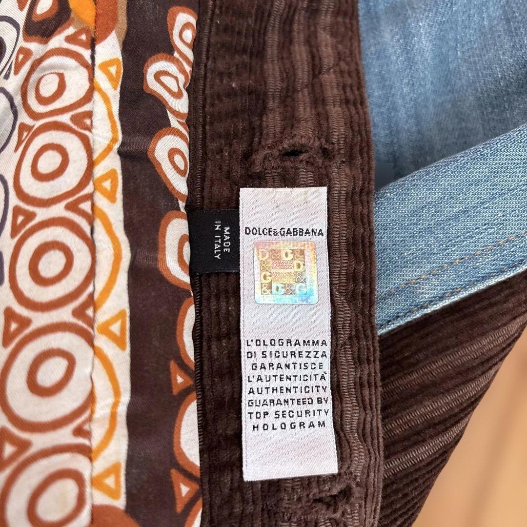 D&G ファー付きデニムジャケット　Sサイズ相当