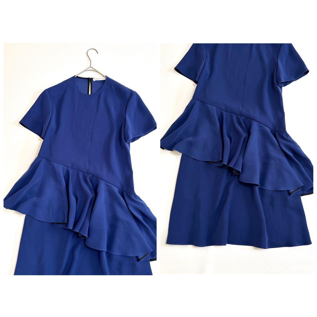 美品✨ADEAM FOXEY アシンメトリー ペプラム フリル ワンピース