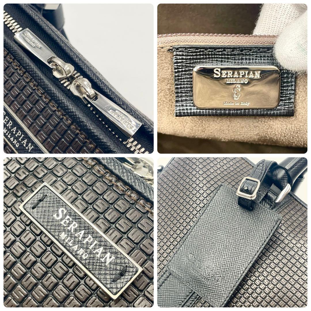 【未使用級】セラピアンエクストラスリムブリーフケース 2way メンズ A4可