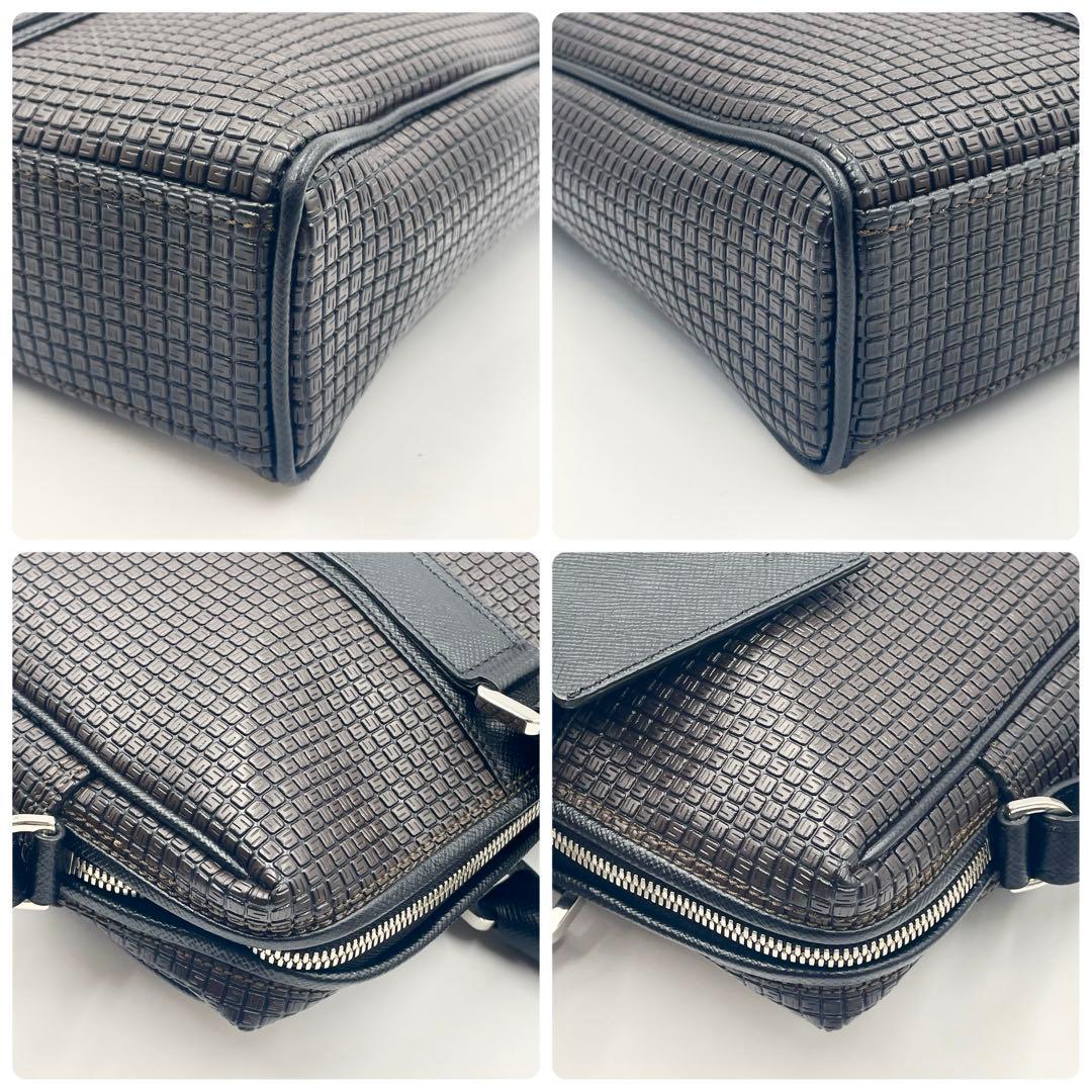 【未使用級】セラピアンエクストラスリムブリーフケース 2way メンズ A4可