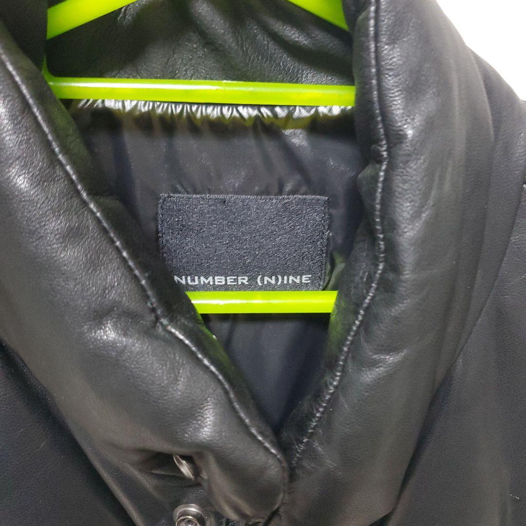 NUMBER (N)INE ブラック ダウンベスト