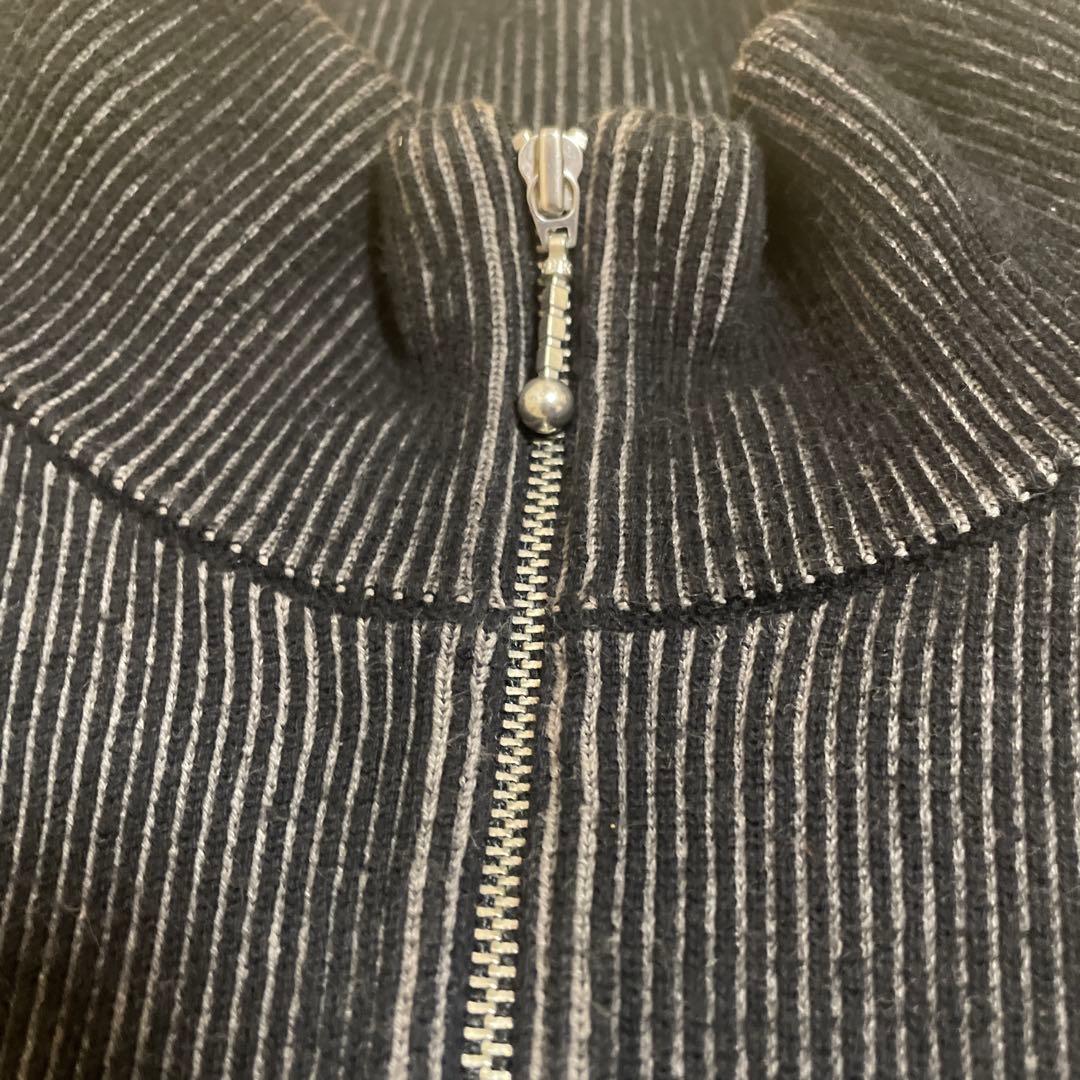 Supreme 22aw 2トーン ストライプ ジップアップ　ニット セーター