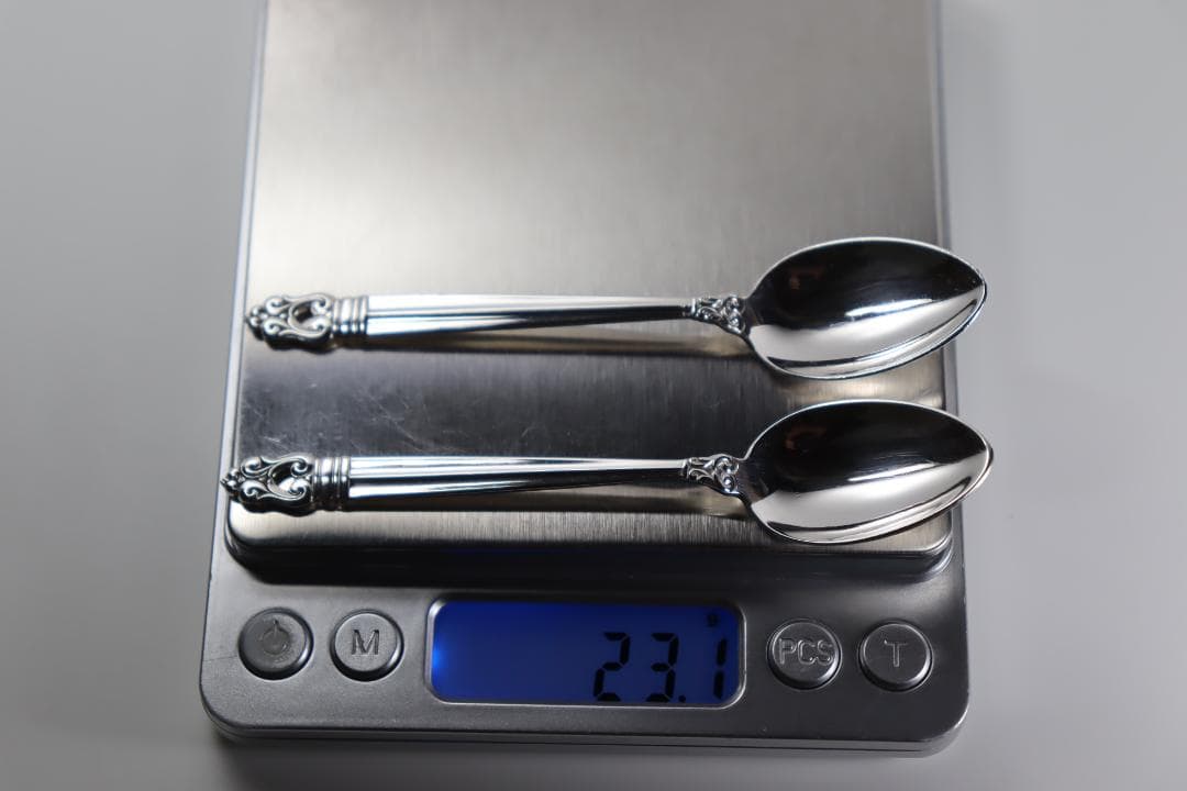 STERLING製コーヒースプーン2本組■インターナショナル■ロイヤルデニッシュ