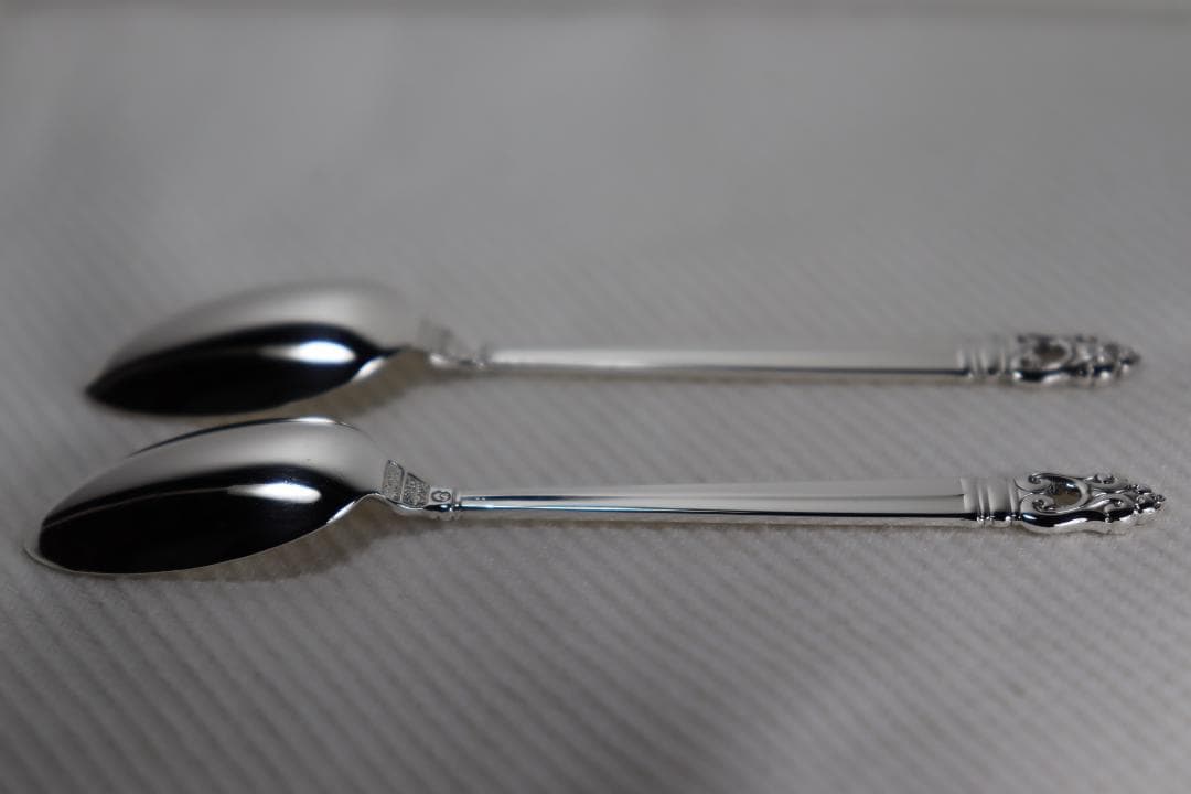 STERLING製コーヒースプーン2本組■インターナショナル■ロイヤルデニッシュ
