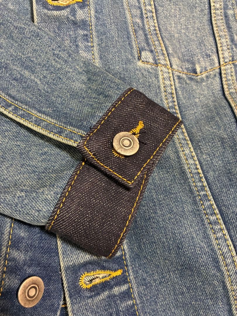 【美品】Maison Margielaノーカラーデニムジャケット