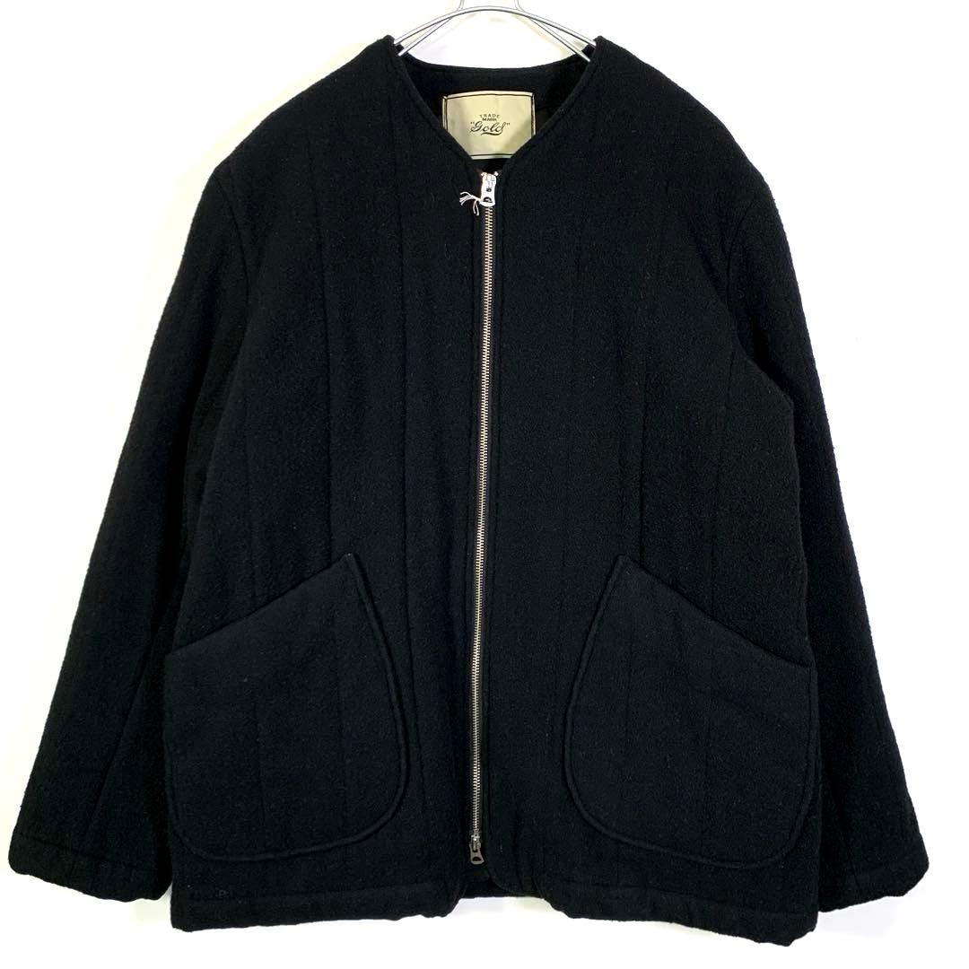 ゴールド　東洋エンタープライズ　gold ノーカラー　ジャケット　ウール