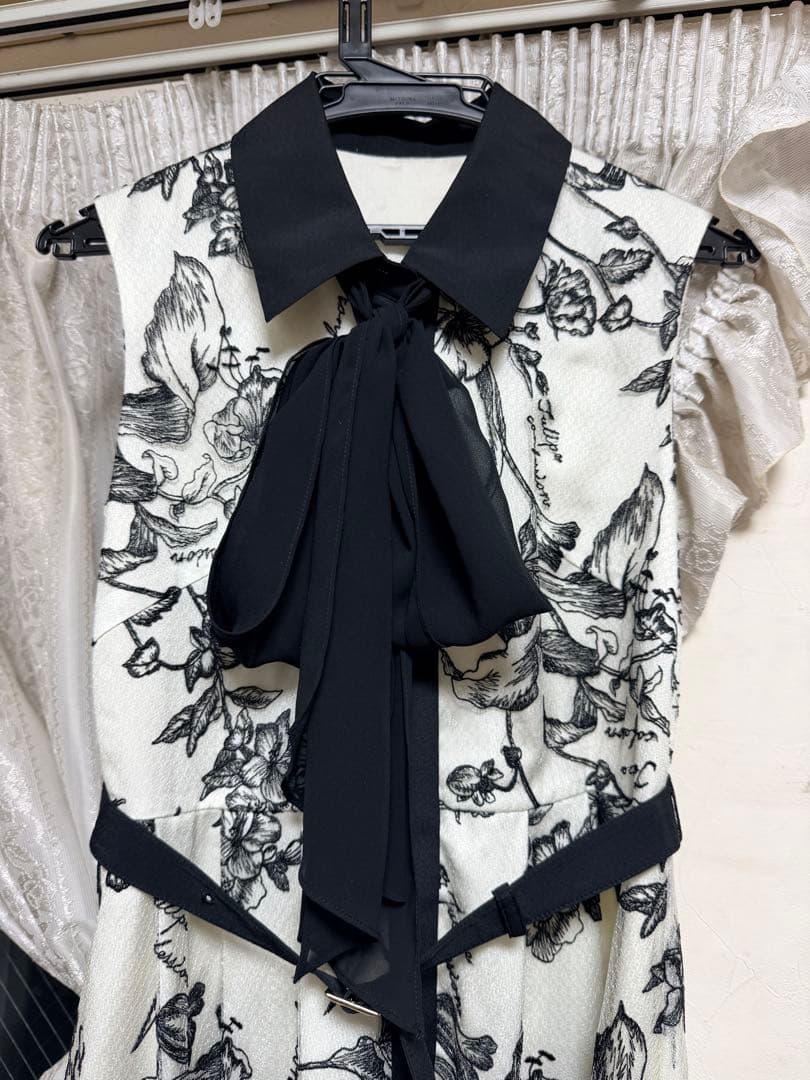 未使用級！グレースフラワー刺繍ボウタイドレス　ダイアグラム　グレースクラス