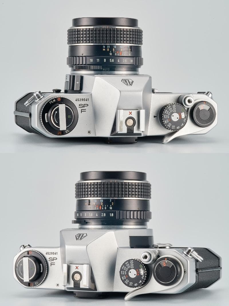 フィルムカメラ PENTAX SPF/SMC TAKUMAR f1.8/55mm #B7