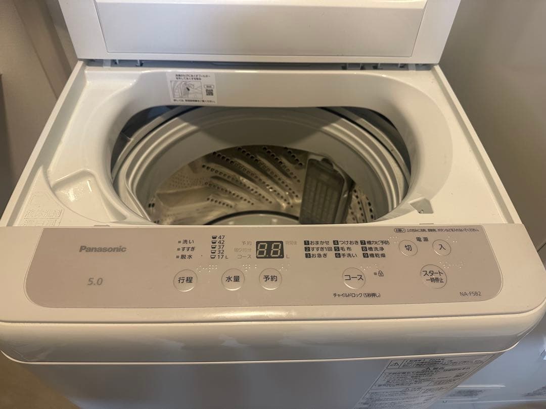 Panasonic NA-F5B2 5kg 洗濯機 2024年製