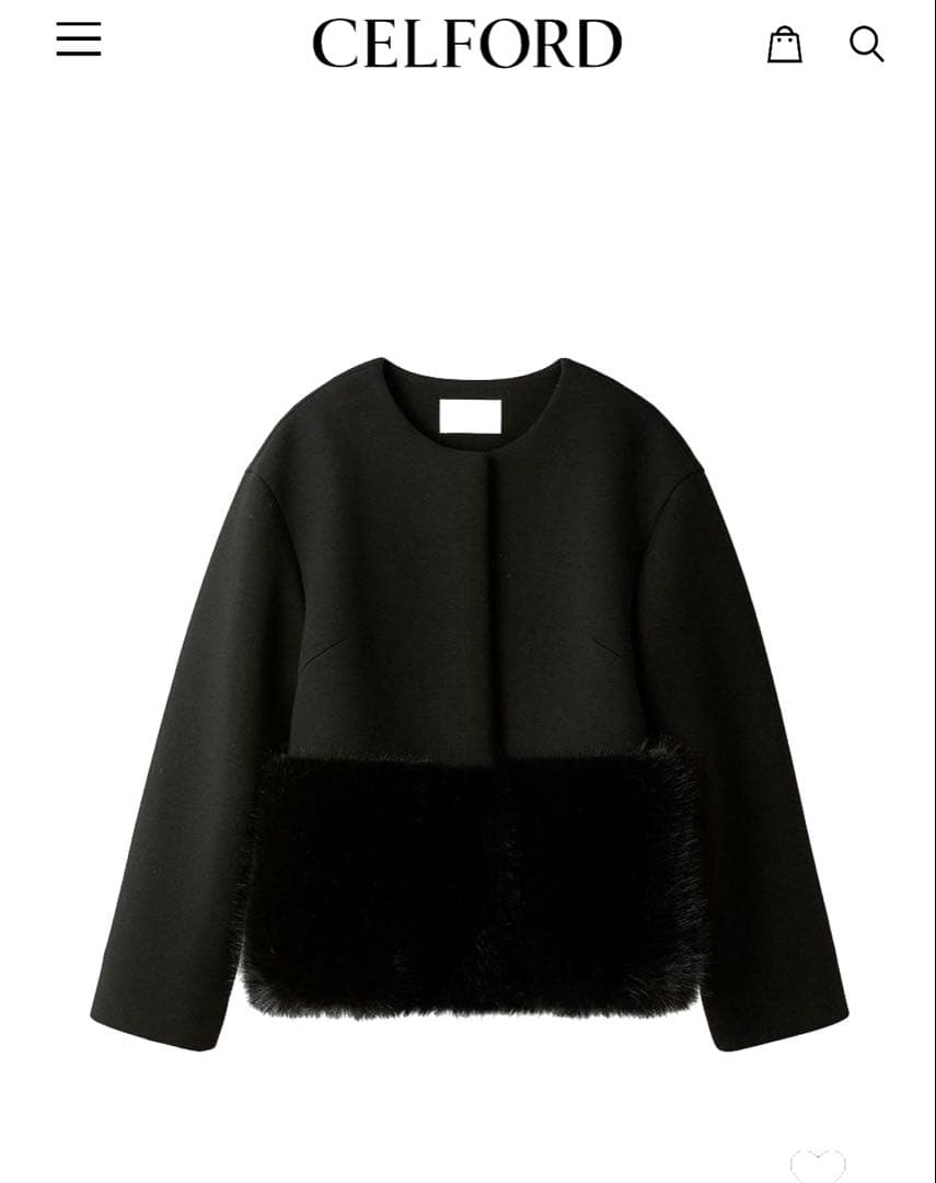 セルフォード 裾ファーブルゾン サイズ:36