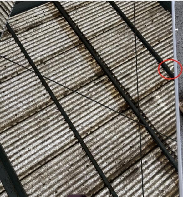 【中古】ダンス鏡 折り畳み 割れない鏡 160cmx80cmx2枚 9番