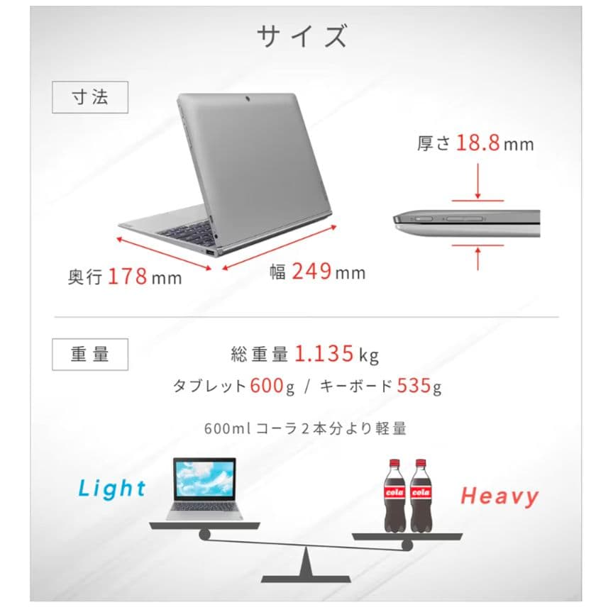 【タッチパネル式】Lenovo IdeaPad D330 10.1 64GB