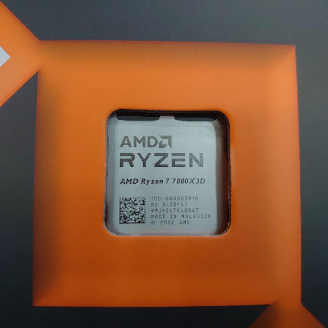 AMD Ryzen 7 7800X3D 7000シリーズ CPU