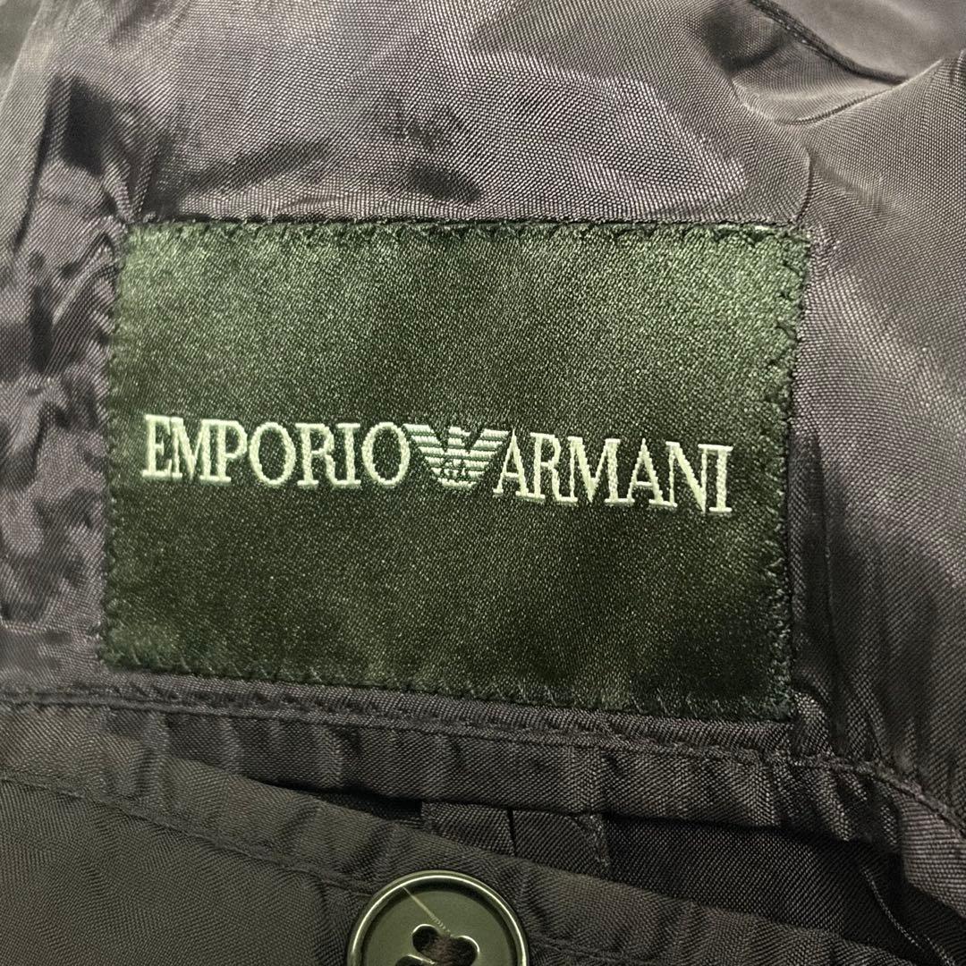 極美品✨入手困難✨エンポリオアルマーニ 46 タキシード　パープル　レザー