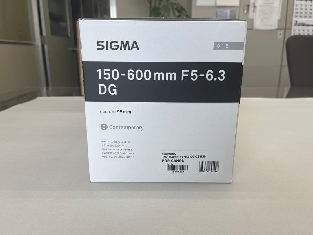SIGMA 150-600mm F5-6.3 DG OS HSM キャノンEF①