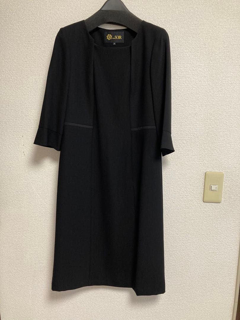 東京ソワール　通年使いロングジャケット&前開きワンピース