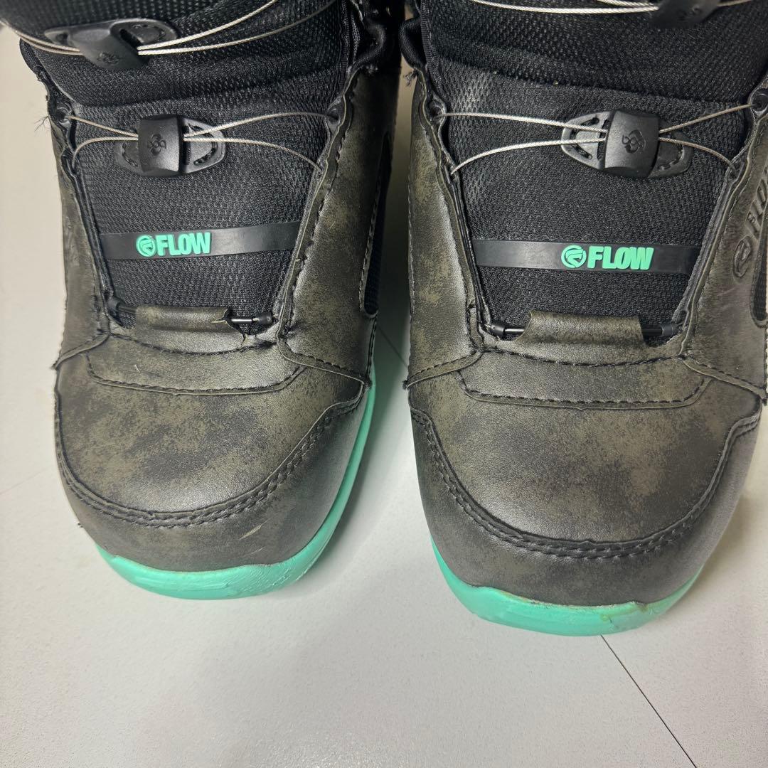 美品 FLOW BOA ブーツ スノーボード フロー スノボー 25cm ボア