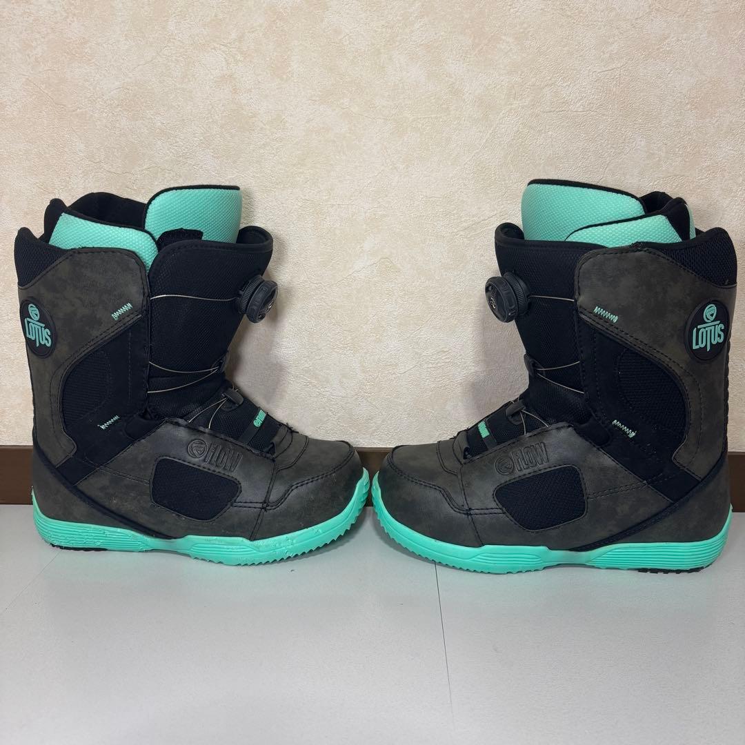 美品 FLOW BOA ブーツ スノーボード フロー スノボー 25cm ボア
