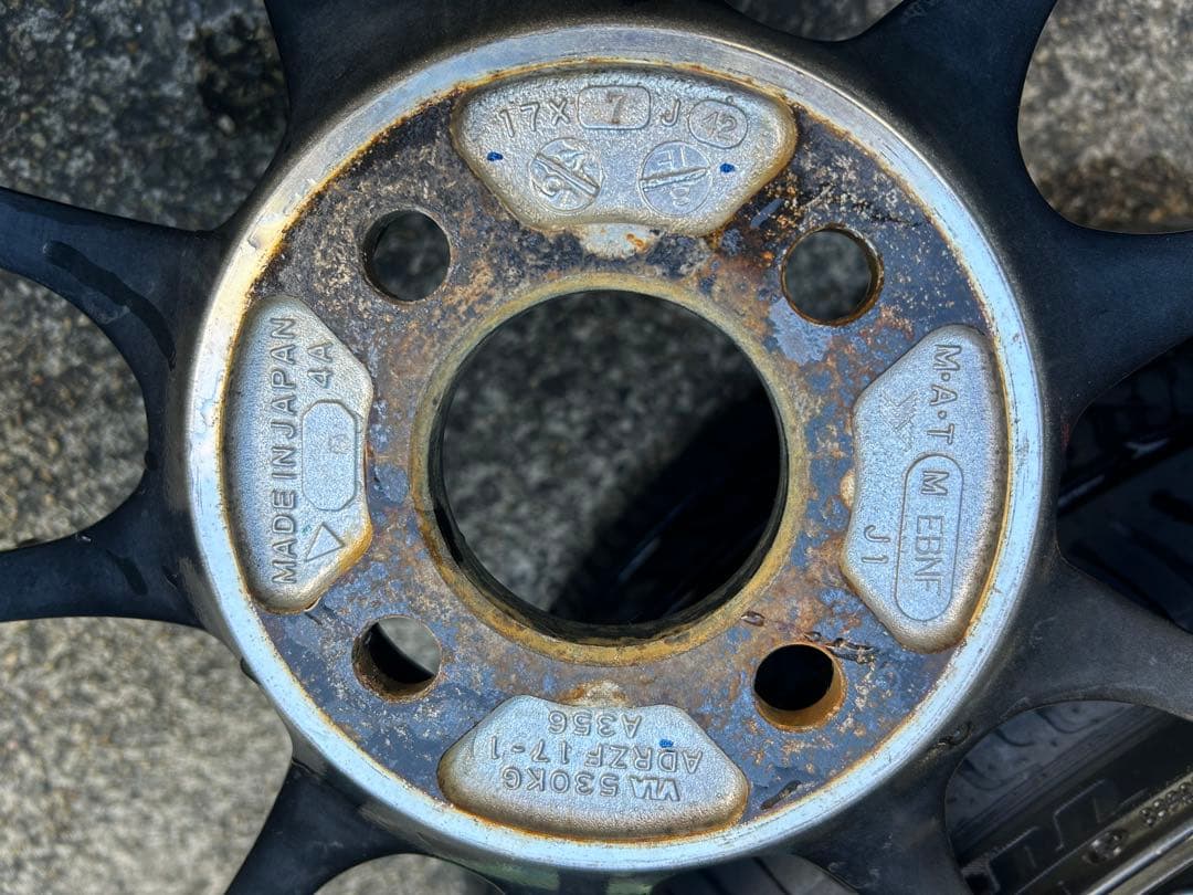 ADVAN 17インチ ホイールセット タイヤ付き　ND ロードスター