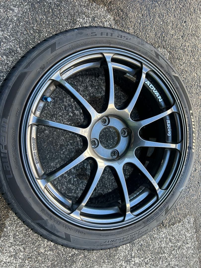 ADVAN 17インチ ホイールセット タイヤ付き　ND ロードスター