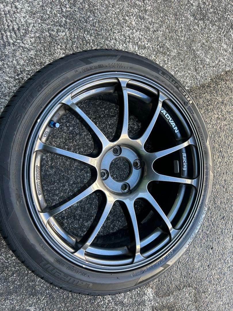 ADVAN 17インチ ホイールセット タイヤ付き　ND ロードスター