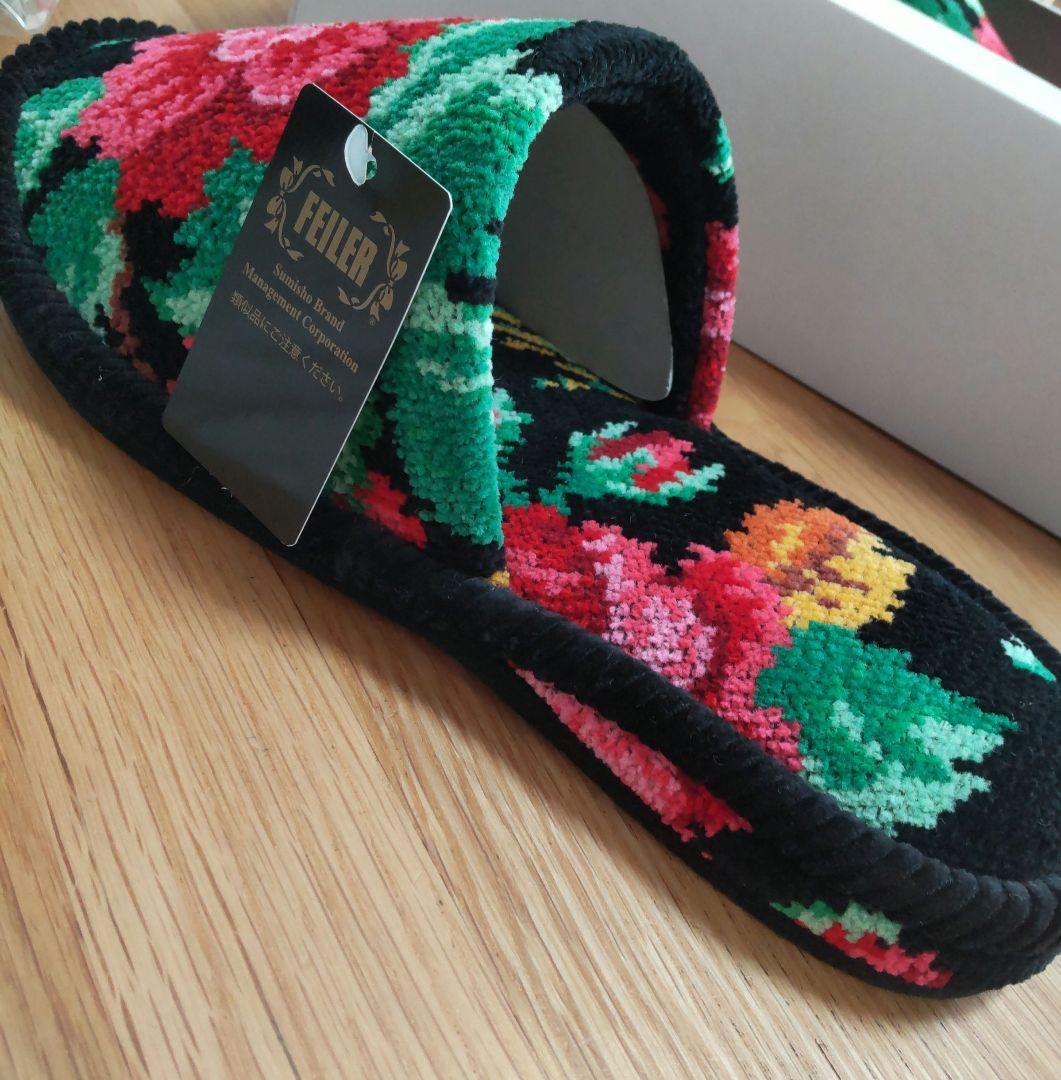 フェイラー スリッパ&ハンカチ