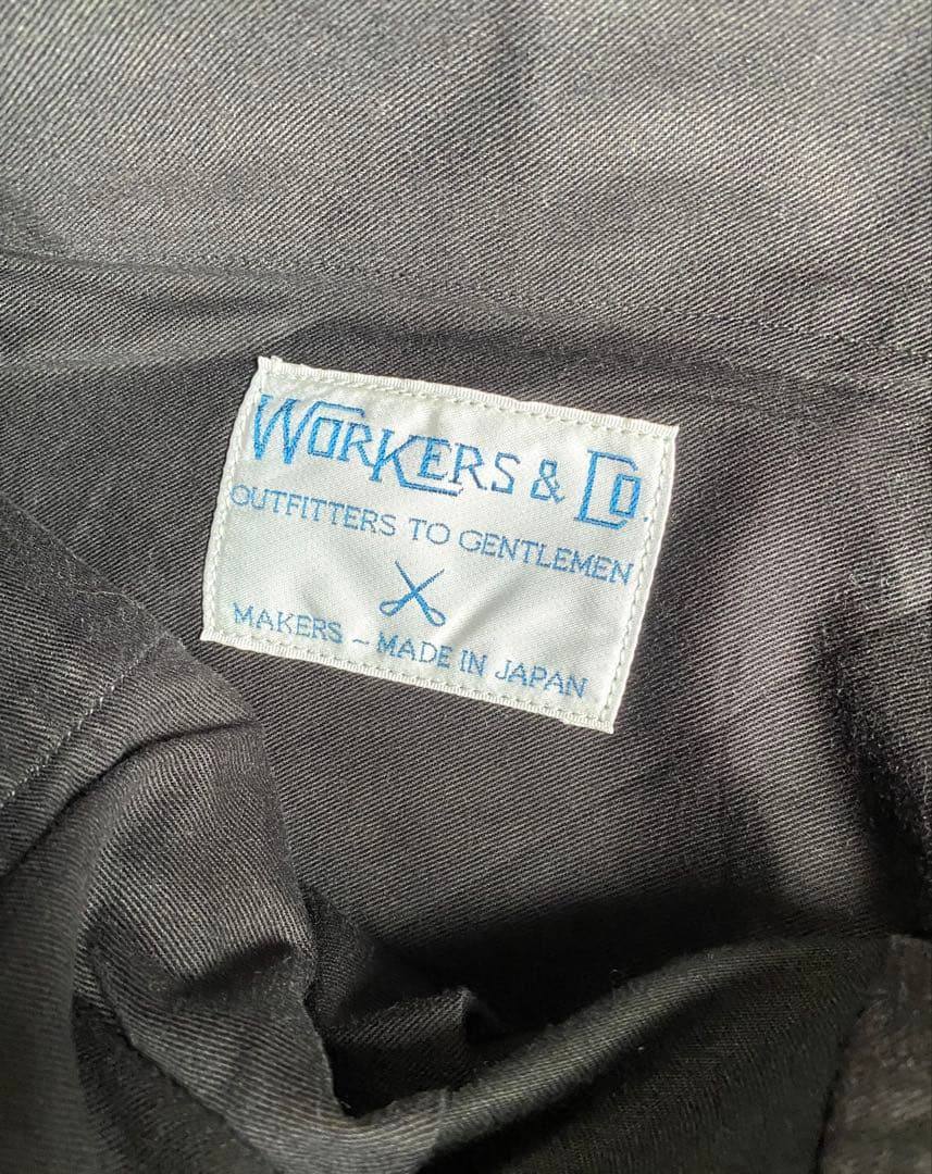 【美品】Workers officer trousers ワーカーズ ブラック