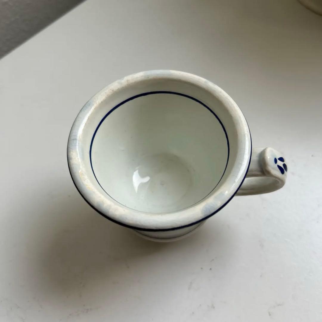 クレイユモントロー　19世紀のブリュロ　ブリュロカップ　フランスアンティーク