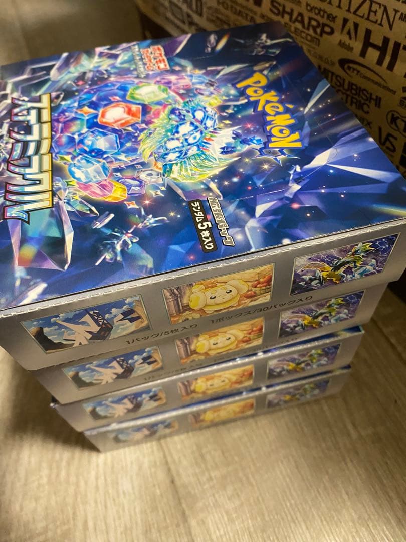 ポケモンカード 拡張パック ステラミラクル 4BOX シュリンクなし