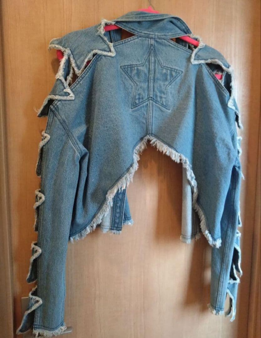 PONY STONE❤️スターパッチジャケット❤️個性的デニムジャケット