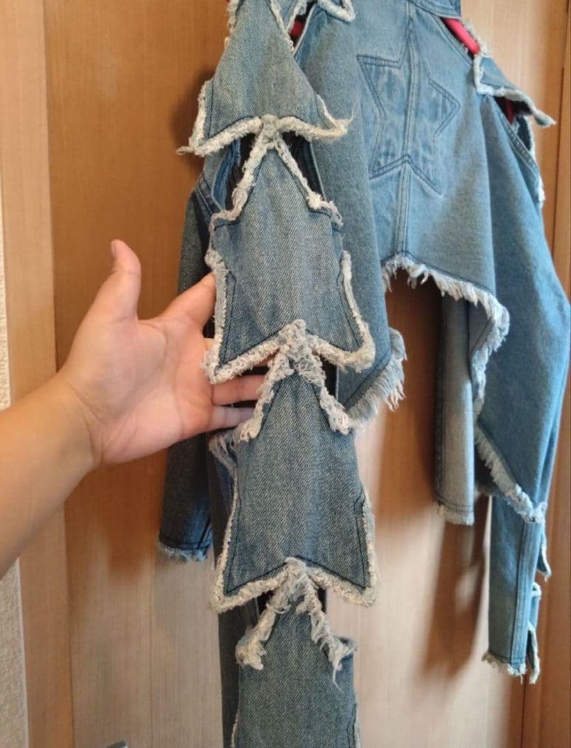 PONY STONE❤️スターパッチジャケット❤️個性的デニムジャケット