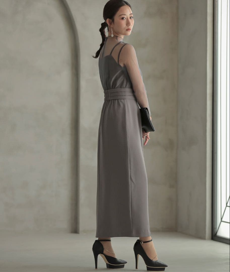 【美品】プルオーバージレ＆ワンピースセットアップ