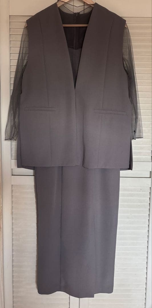 【美品】プルオーバージレ＆ワンピースセットアップ