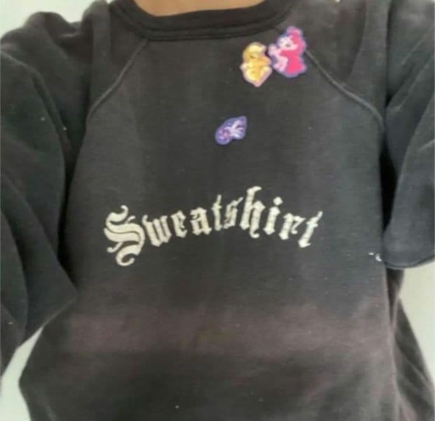 ヴィンテージ ブラック スウェット オールド