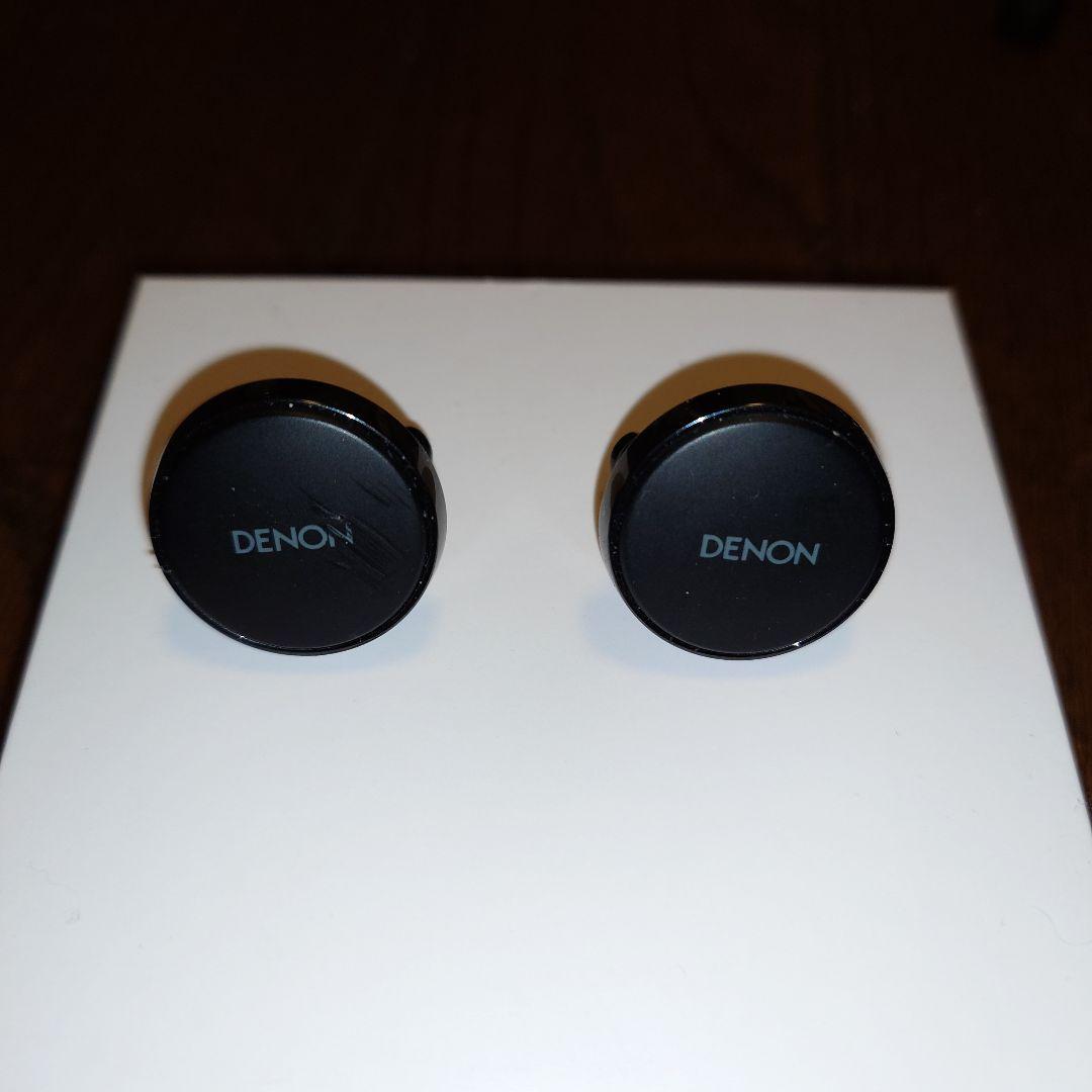 DENON ワイヤレスイヤホン PerL Pro ブラック 充電ケース付き