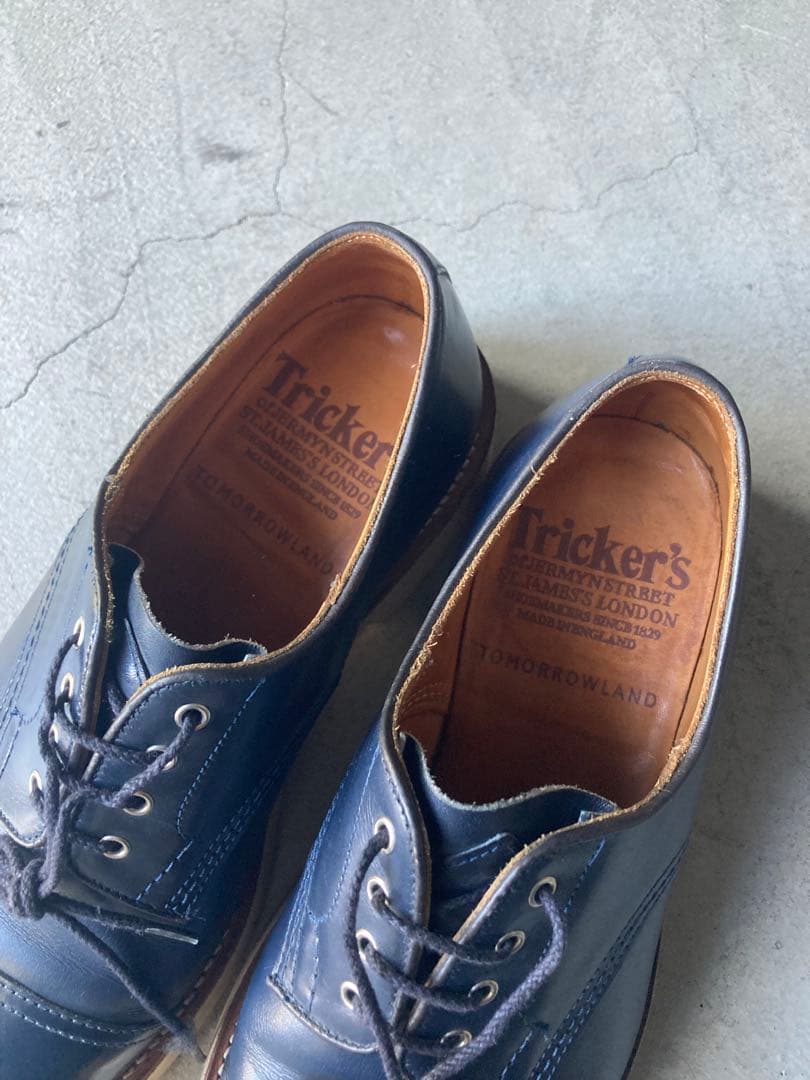 Tricker's TOMORROWLAND別注 ストレートチップシューズ