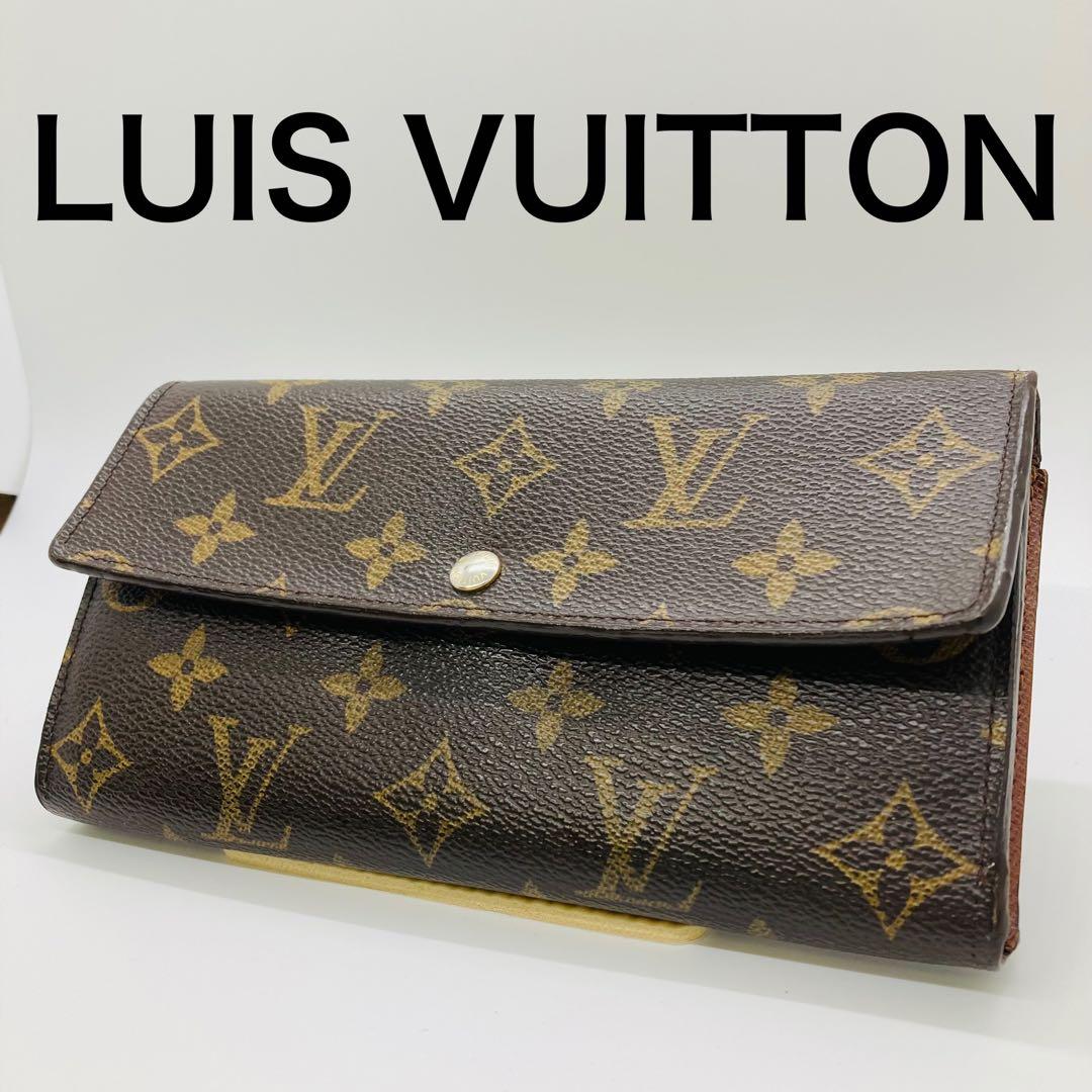 ルイヴィトン LOUIS VUITTON モノグラム 長財布 サラ A848