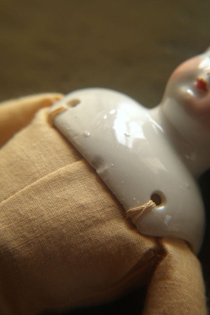 アンティーク チャイナヘッドドール ドイツ製