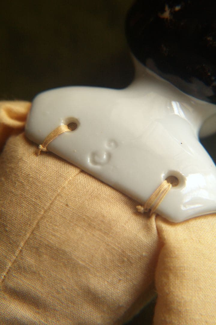 アンティーク チャイナヘッドドール ドイツ製