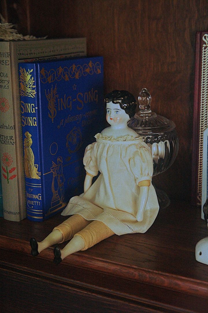 アンティーク チャイナヘッドドール ドイツ製