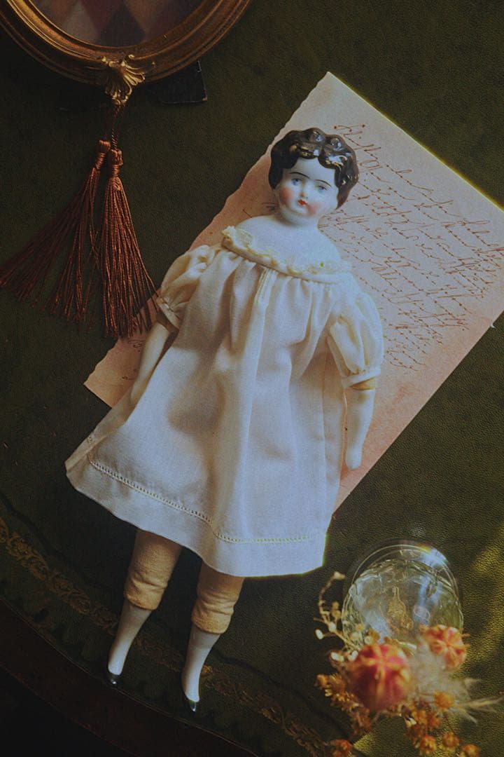 アンティーク チャイナヘッドドール ドイツ製