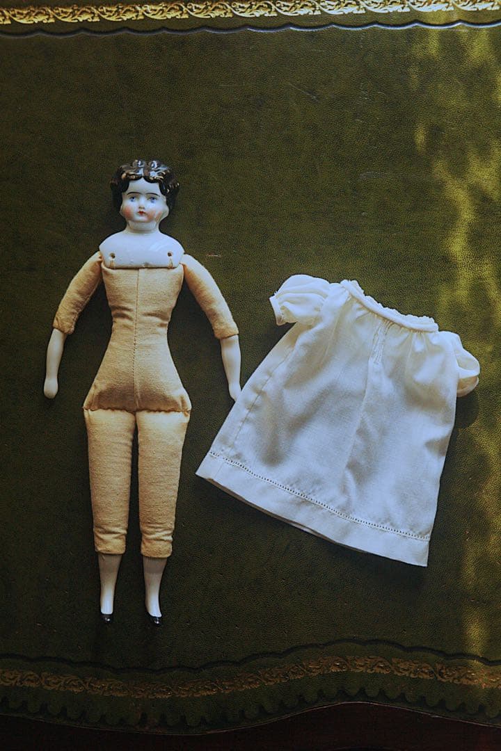 アンティーク チャイナヘッドドール ドイツ製