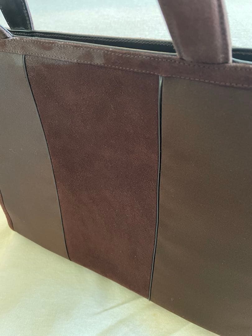 【美品】Giorgio Armani ダークブラウン ハンドバッグ