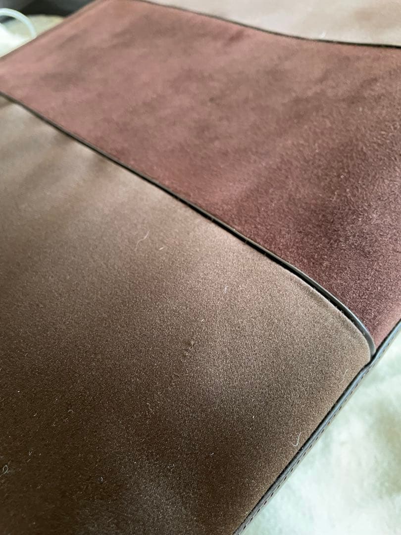 【美品】Giorgio Armani ダークブラウン ハンドバッグ