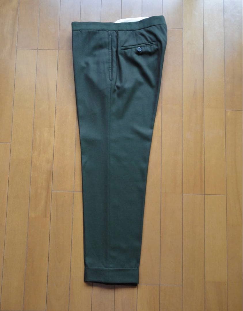 貴重 sartoria pirozzi ビスポーク ベルトレス スラックス